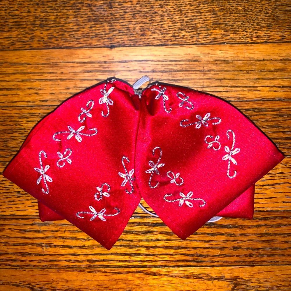 Moño de charro rojo